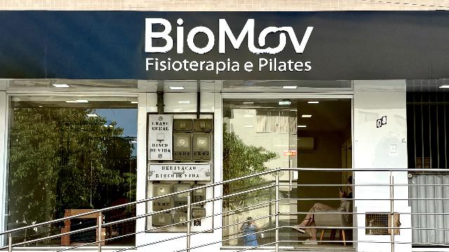 Fachada da clínica BioMov Fisioterapia e Pilates em Marcílio de Noronha, Viana - ES